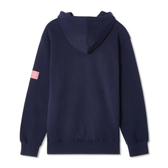 Echipa națională de hochei hanorac de bărbați cu glugă USA Flag navy