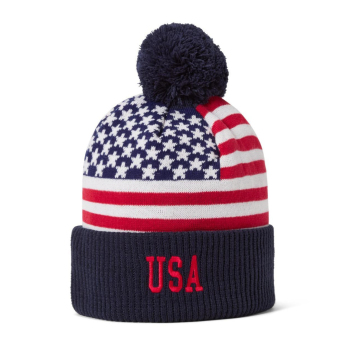 Echipa națională de hochei căciulă de iarnă USA Pom Flag