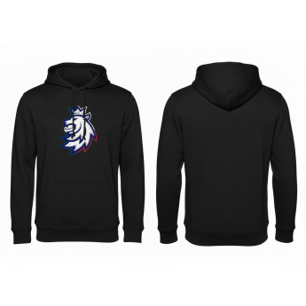 Echipa națională de hochei hanorac de bărbați cu glugă Czech Republic logo lion ČH tricolour