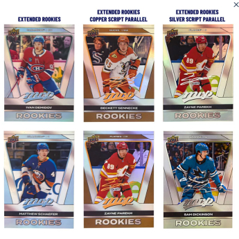 NHL cutii Cărți de hochei NHL 2025-26 Upper Deck MVP Silver Collection Hockey Hobby Box