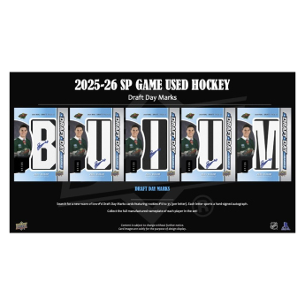 NHL cutii Cărți de hochei NHL 2025-26 Upper Deck SP Game Used Hobby Box