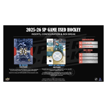 NHL cutii Cărți de hochei NHL 2025-26 Upper Deck SP Game Used Hobby Box