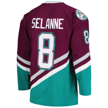 Anaheim Ducks tricou de hochei Teemu Selanne 1996 Dark Jersey