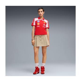 Ferrari tricou polo de damă official Teamline Replica F1 Team 2026