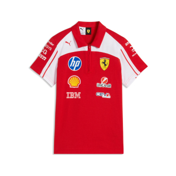 Ferrari tricou polo de copii official Teamline Replica F1 Team 2026