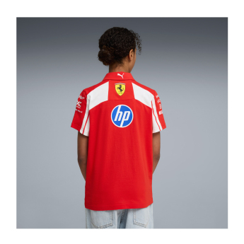 Ferrari tricou polo de copii official Teamline Replica F1 Team 2026