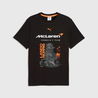 Mclaren Honda tricou de bărbați Lando Norris black F1 Team 2026