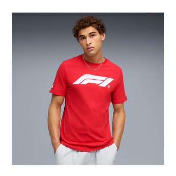 Formula 1 tricou de bărbați logo red 2026