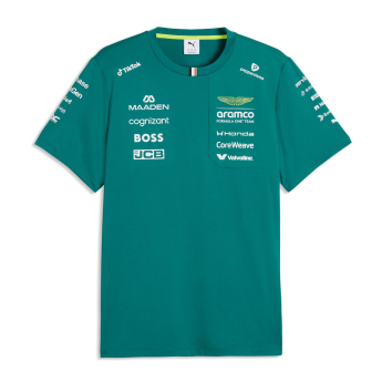 Aston Martin tricou de bărbați green official Teamline Replica F1 Team 2026