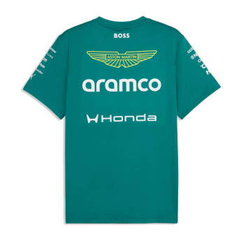 Aston Martin tricou de bărbați green official Teamline Replica F1 Team 2026