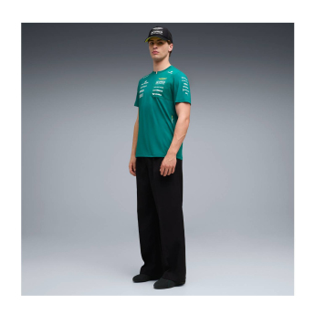 Aston Martin tricou de bărbați green official Teamline Replica F1 Team 2026