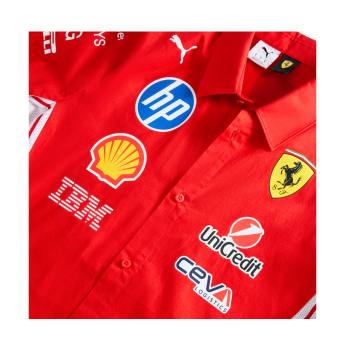 Ferrari cămașă de bărbați official Teamline Replica F1 Team 2026