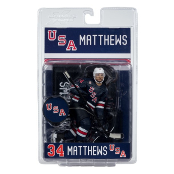 Echipa națională de hochei figurină Auston Matthews #34 USA Olympics 2026