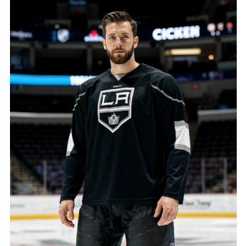 Los Angeles Kings tricou de bărbați cu mânecă lungă Jonathan Quick #32 black