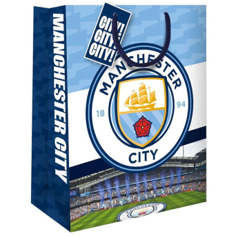 Manchester City sacosă de cadou Medium Colour