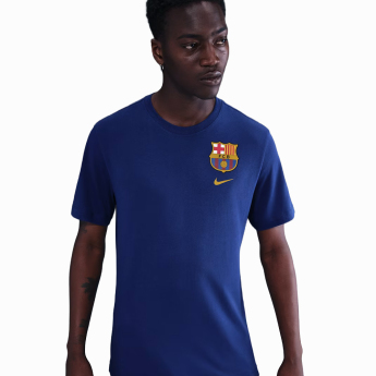 FC Barcelona tricou de bărbați Crest navy