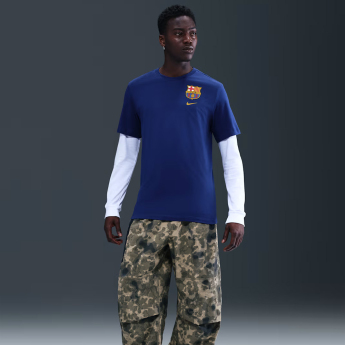FC Barcelona tricou de bărbați Crest navy