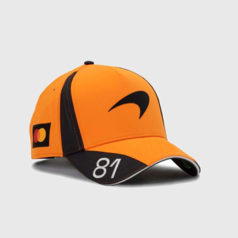 Mclaren Honda șapcă de baseball Oscar Piastri #81 official Teamline Replica F1 Team 2026