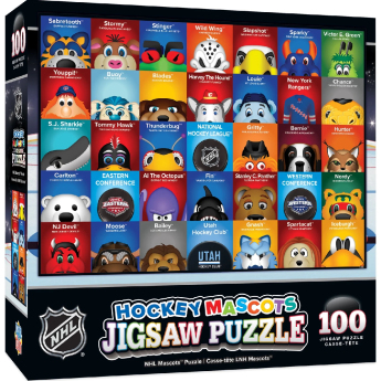 NHL produse puzzle Hockey Mascots NHL 100 Pieces