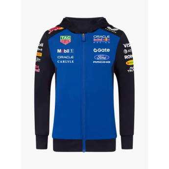 Red Bull Racing hanorac cu glugă pentru copii zip official Teamline Replica F1 Team 2026