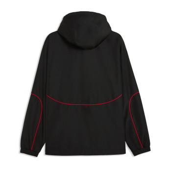 Ferrari geacă de bărbați cu glugă Rain black F1 Team 2026