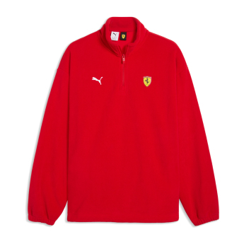 Ferrari hanorac de bărbați 1/4 Zip red F1 Team 2026