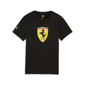 Ferrari tricou de copii Large Logo black F1 Team 2026