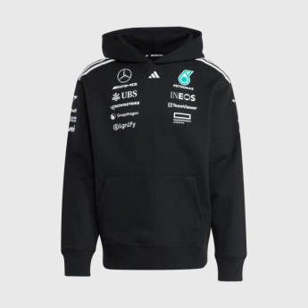 Mercedes AMG Petronas hanorac de bărbați cu glugă official Teamline Replica F1 Team 2025
