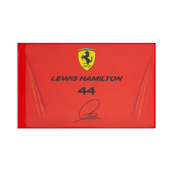 Ferrari drapel Lewis Hamilton #44 red F1 Team 2026