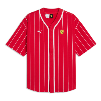 Ferrari cămașă de bărbați baseball red retro F1 Team 2026