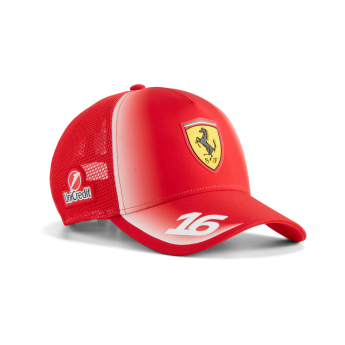 Ferrari șapcă de baseball Charles Leclerc #16 Trucker red F1Team 2026