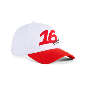Ferrari șapcă de baseball Charles Leclerc #16 white Graphic F1 Team 2026