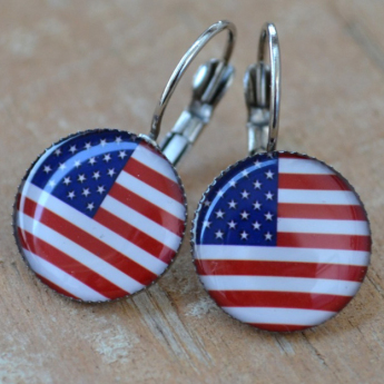 Echipa națională de hochei cercei Flag USA