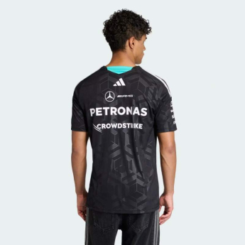 Mercedes AMG Petronas tricou de bărbați black official Teamline Replica F1 Team 2026