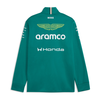 Aston Martin geacă de bărbați softshell green official Teamline Replica F1 Team 2026