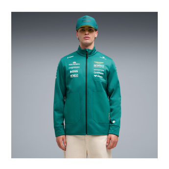 Aston Martin geacă de bărbați softshell green official Teamline Replica F1 Team 2026