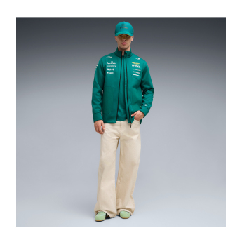 Aston Martin geacă de bărbați softshell green official Teamline Replica F1 Team 2026