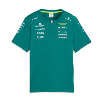Aston Martin tricou de dama green official Teamline Replica F1 Team 2026