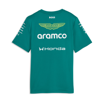 Aston Martin tricou de dama green official Teamline Replica F1 Team 2026
