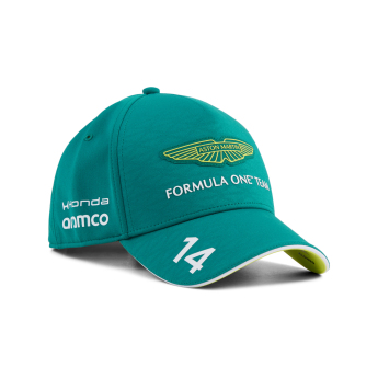 Aston Martin șapcă de baseball Fernando Alonso #14 green official Teamline Replica F1 Team 2026
