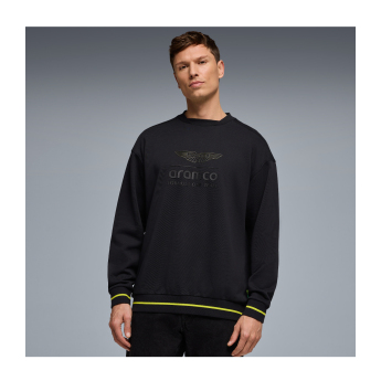 Aston Martin hanorac de bărbați oversized Stealth black F1 Team 2026