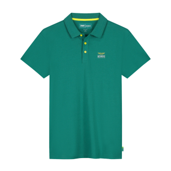 Aston Martin tricou polo Seasonal green F1 Team 2026
