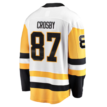 Pittsburgh Penguins tricou de hochei pentru copii Sidney Crosby #87 Premier White Away