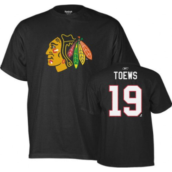 Chicago Blackhawks tricou de bărbați black Jonathan Toews