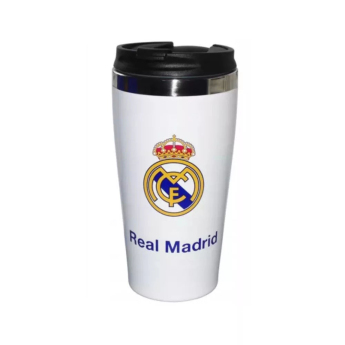 Real Madrid cană de călătorie Vaso white