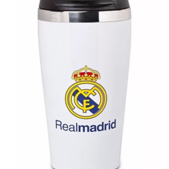 Real Madrid cană de călătorie Vaso white