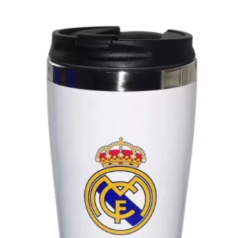 Real Madrid cană de călătorie Vaso white