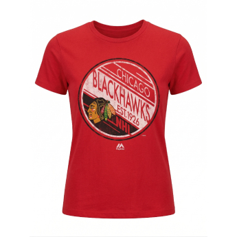 Chicago Blackhawks tricou de dama Circle red