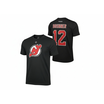 New Jersey Devils tricou de bărbați Damien Brunner #12 black