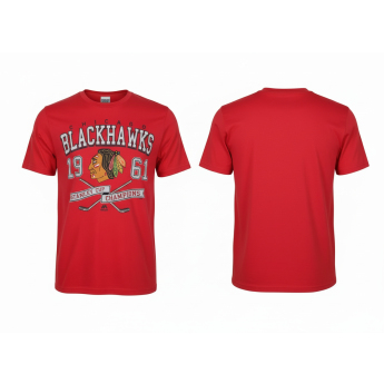 Chicago Blackhawks tricou de bărbați Vintage red